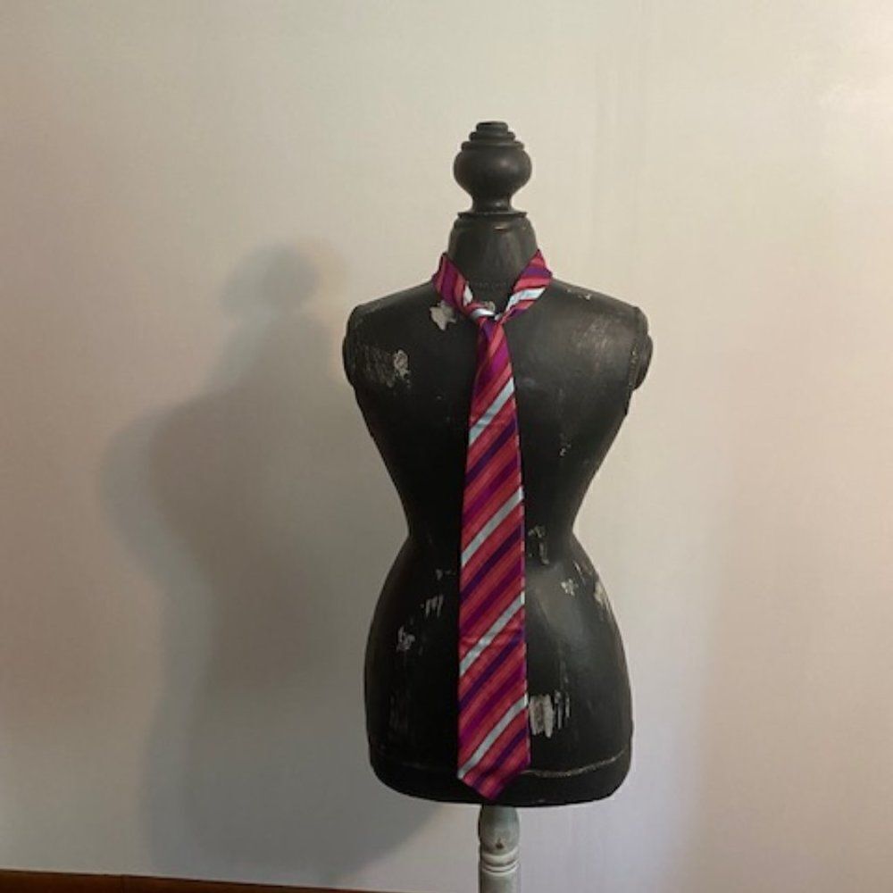 BCBG Pink, Purple silk tie